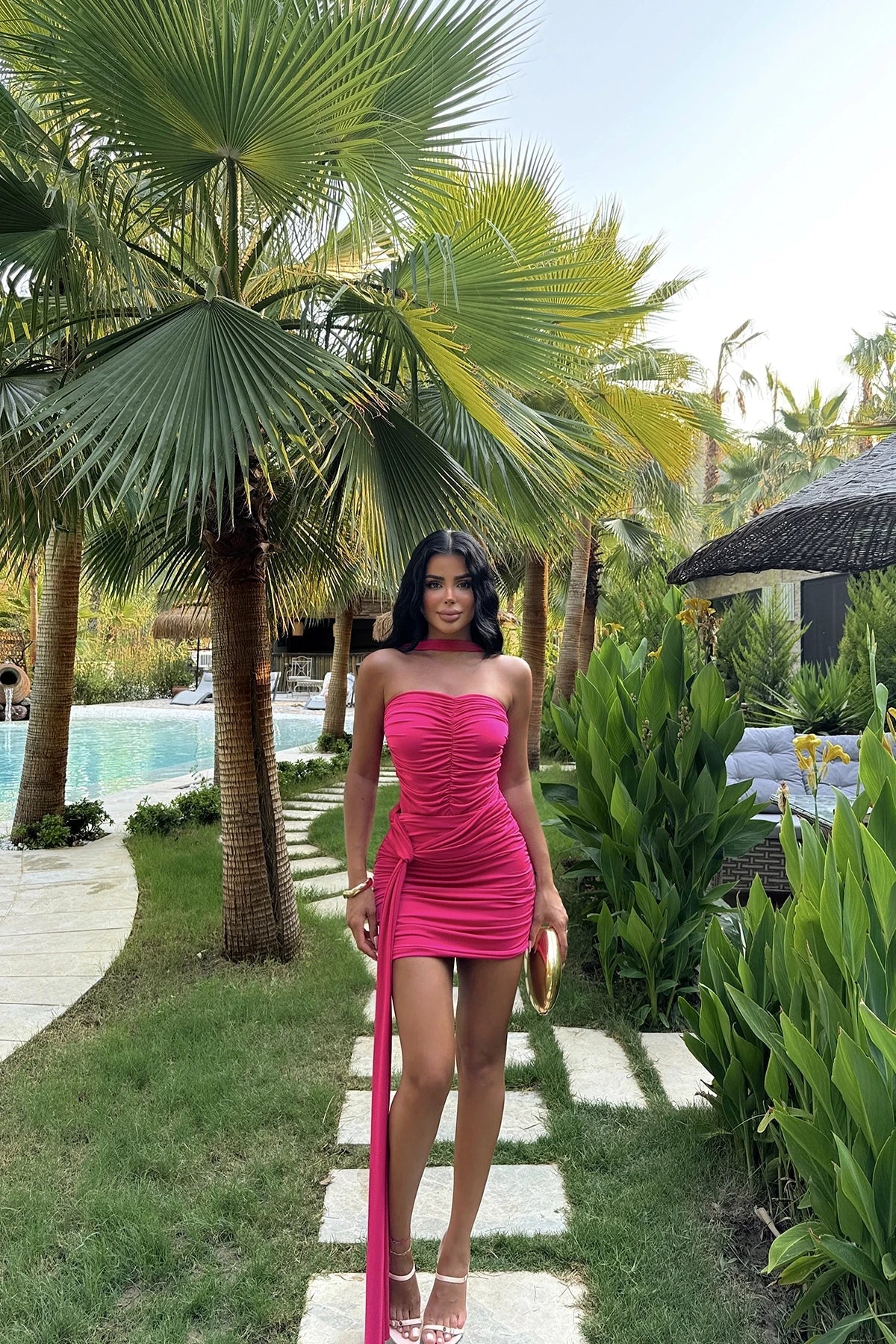 Pink dress