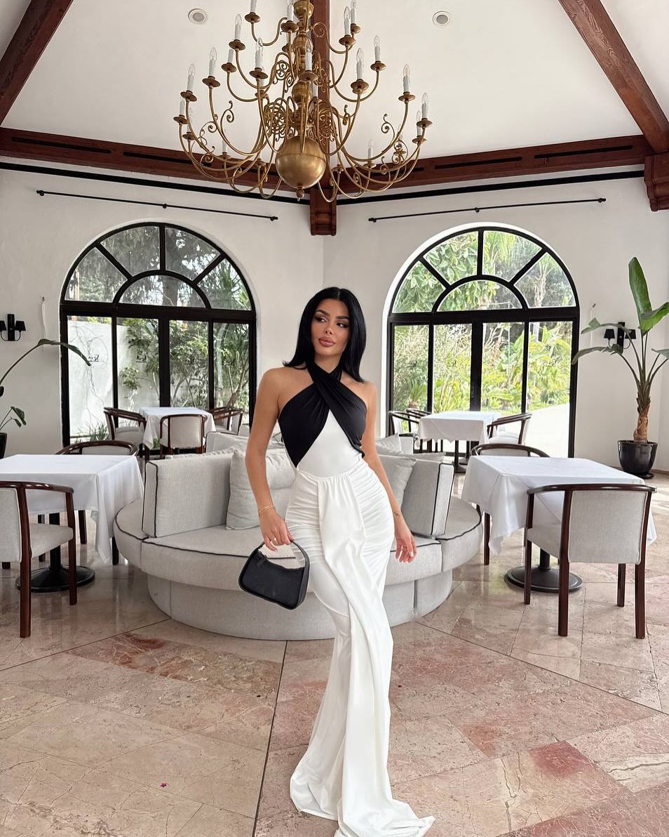 Black and White Dress