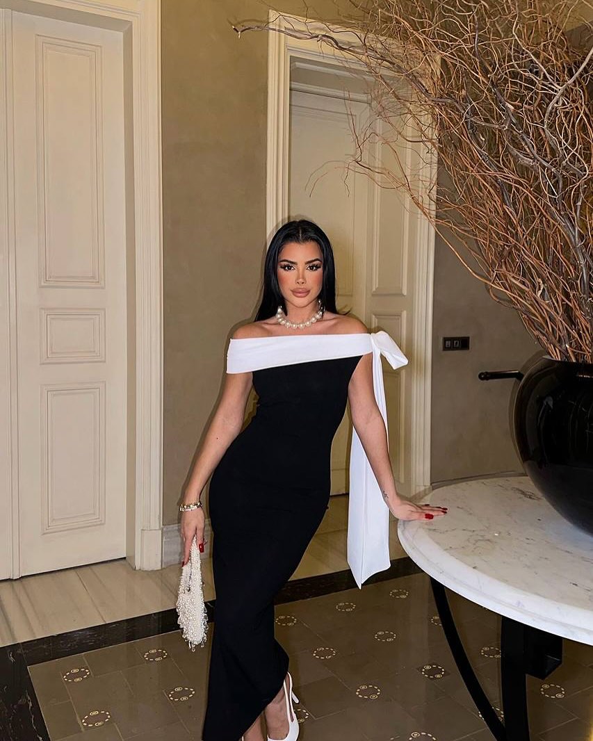 Black and White Dress