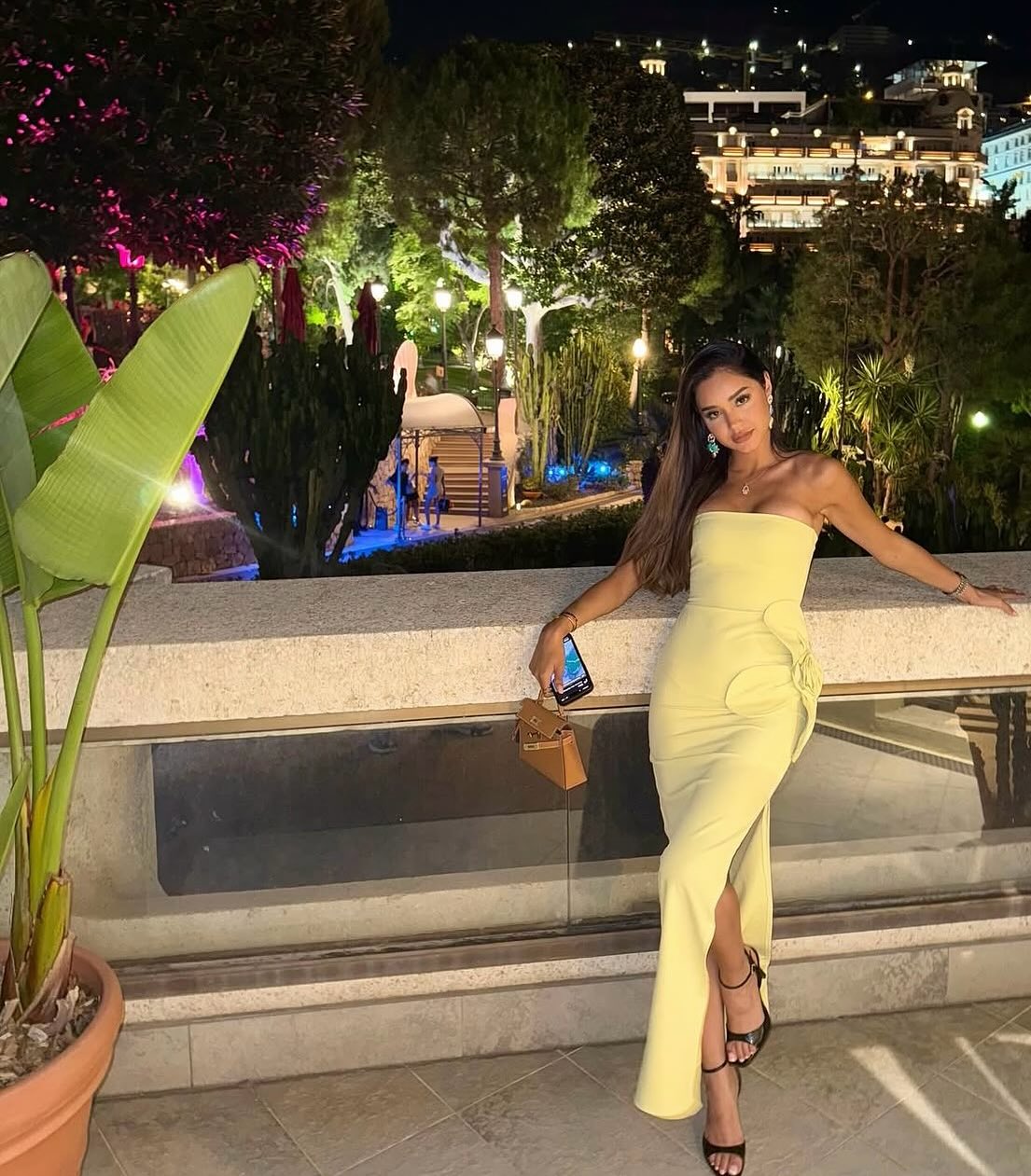 Robe longue Yellow Flower