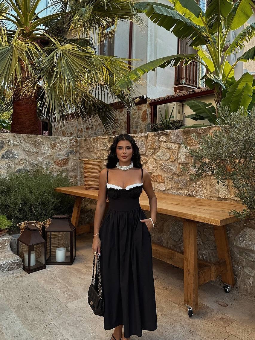 Black & White Vintage Dress